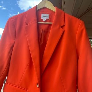 Nine West orange blazer. Large.